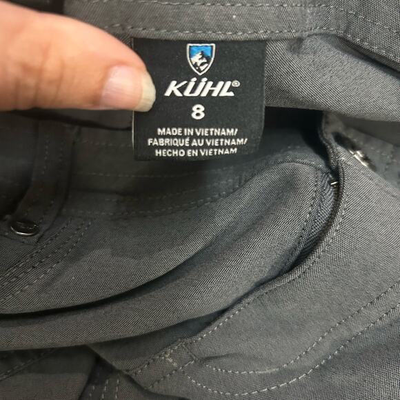 Kuhl Trekr Charcoal Gray Quick Dry Performance Shorts - Picture 8 of 10